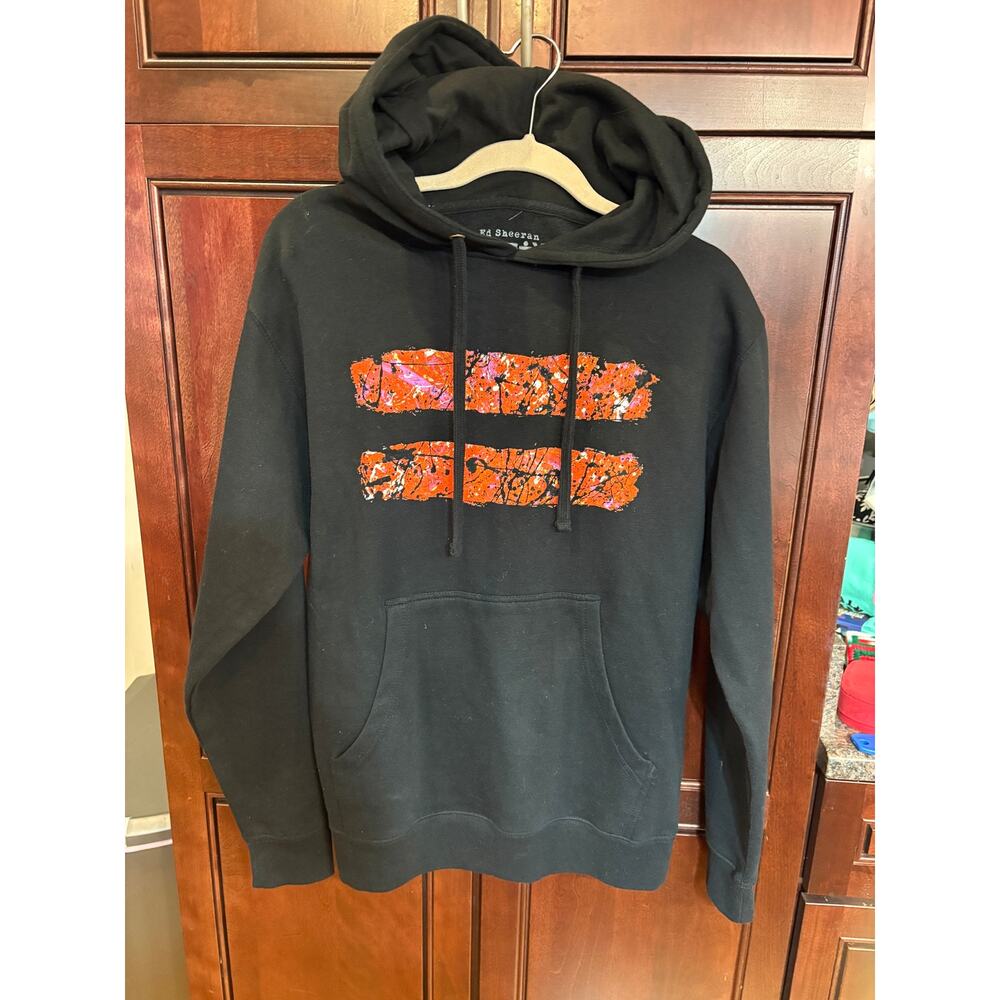 Ed Sheeran “The Mathematics Tour” Black Hoodie Size S